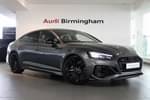 2021 Audi RS 5 Sportback RS 5 TFSI Quattro Carbon Black 5dr Tiptronic in Daytona Grey Pearlescent at Birmingham Audi