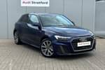 2025 Audi A1 Sportback 30 TFSI S Line 5dr S Tronic in Navarra blue, metallic at Stratford Audi