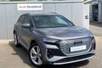 2025 Audi Q4 e-tron Estate 210kW 45 82kWh S Line 5dr Auto (Leather) in Typhoon grey, metallic at Stratford Audi