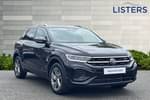 2022 Volkswagen T-Roc Hatchback 1.5 TSI R-Line 5dr DSG in Deep black at Listers Volkswagen Stratford-upon-Avon