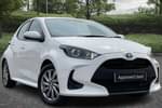 2022 Toyota Yaris Hatchback 1.5 Hybrid Icon 5dr CVT in White at Listers Toyota Grantham