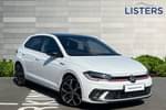 2023 Volkswagen Polo Hatchback 2.0 TSI GTI 5dr DSG in Pure White at Listers Volkswagen Nuneaton