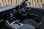 Image two of this 2021 Audi RS Q8 Estate TFSI Quattro Carbon Black 5dr Tiptronic in Dragon Orange Metallic at Worcester Audi