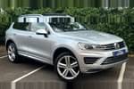 2015 Volkswagen Touareg Diesel Estate 3.0 V6 TDI BlueMotion Tech 262 R-Line 5dr Tip Auto in Special solid - Pure white at Listers U Northampton