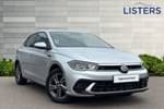 2024 Volkswagen Polo Hatchback 1.0 TSI 110 R-Line 5dr DSG in Reflex silver at Listers Volkswagen Loughborough