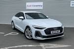2025 Audi A5 Diesel Saloon 2.0 TDI 204 S line 4dr S Tronic in Glacier white, metallic at Coventry Audi