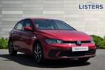 2023 Volkswagen Polo Hatchback 1.0 TSI Life 5dr in Kings Red Premium Metallic at Listers Volkswagen Stratford-upon-Avon