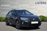2022 Volkswagen Taigo Hatchback 1.5 TSI 150 R-Line 5dr DSG in Deep Black Pearl at Listers Volkswagen Stratford-upon-Avon
