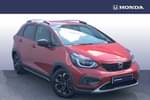 2024 Honda Jazz Hatchback 1.5 i-MMD Hybrid Crosstar Advance 5dr eCVT in Crystal Red at Listers Honda Solihull