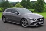 2020 Mercedes-Benz A Class Hatchback A180 AMG Line Executive 5dr Auto in Mountain Grey Metallic at Mercedes-Benz of Grimsby