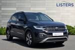2022 Volkswagen T-Cross Estate 1.0 TSI 110 Black Edition 5dr DSG in Deep black at Listers Volkswagen Stratford-upon-Avon