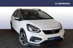 2021 Honda Jazz Hatchback 1.5 i-MMD Hybrid Crosstar EX 5dr eCVT in White at Listers Honda Stratford-upon-Avon