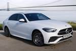 2024 Mercedes-Benz C Class Saloon C300e AMG Line Premium 4dr 9G-Tronic in MANUFAKTUR paint MANUFAKTUR opalite white bright at Mercedes-Benz of Hull