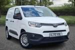 2021 Toyota Proace City L1 Diesel 1.5D 100 Icon Van in White at Listers Toyota Nuneaton