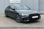 2025 Audi A6 Diesel Saloon 40 TDI Quattro Black Edition 4dr S Tronic in Daytona Grey Pearl Effect at Stratford Audi