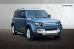 2021 Defender Diesel Estate 3.0 D200 S 110 5dr Auto in Tasman Blue at Listers Land Rover Droitwich