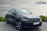 2022 Volkswagen T-Roc Hatchback 1.5 TSI R-Line 5dr in Deep black at Listers Volkswagen Nuneaton