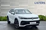 2025 Volkswagen Tiguan Estate 1.5 eTSI 150 R-Line 5dr DSG in Pure white at Listers Volkswagen Nuneaton
