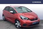 2023 Honda Jazz Hatchback 1.5 i-MMD Hybrid EX 5dr eCVT in Crystal Red at Listers Honda Solihull