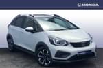 2021 Honda Jazz Hatchback 1.5 i-MMD Hybrid Crosstar EX 5dr eCVT in Sunlight White at Listers Honda Solihull