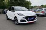 2021 Hyundai i10 Hatchback 1.0 T-GDi N Line 5dr in Special solid paint - Atlas white at Listers Volkswagen Evesham