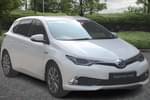 2016 Toyota Auris Hatchback 1.8 Hybrid Excel 5dr CVT in White at Listers Toyota Cheltenham