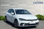 2023 Volkswagen Polo Hatchback 1.0 Life 5dr in Pure white at Listers Volkswagen Nuneaton