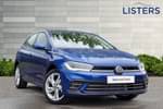2025 Volkswagen Polo Hatchback 1.0 TSI Style 5dr in Reef blue at Listers Volkswagen Loughborough