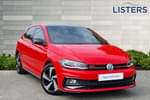 2019 Volkswagen Polo Hatchback 2.0 TSI GTI+ 5dr DSG in Flash Red at Listers Volkswagen Loughborough