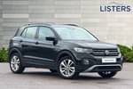 2023 Volkswagen T-Cross Estate 1.0 TSI 110 SE 5dr in Deep black at Listers Volkswagen Loughborough