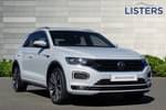2021 Volkswagen T-Roc Diesel Hatchback 2.0 TDI R-Line 5dr DSG in White Silver metallic at Listers Volkswagen Stratford-upon-Avon