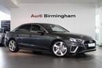 2022 Audi A4 Saloon 40 TFSI 204 S Line 4dr S Tronic in Daytona Grey Pearlescent at Birmingham Audi
