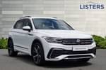 2022 Volkswagen Tiguan Estate 1.5 TSI 150 R-Line 5dr DSG in Pure white at Listers Volkswagen Stratford-upon-Avon