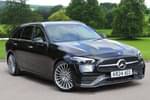 2024 Mercedes-Benz C Class Estate C200 AMG Line Premium 5dr 9G-Tronic in Obsidian black metallic at Mercedes-Benz of Grimsby