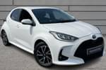 2022 Toyota Yaris Hatchback 1.5 Hybrid Design 5dr CVT in White at Listers Toyota Bristol (South)