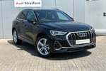 2025 Audi Q3 Estate 35 TFSI S Line 5dr S Tronic (Leather) in Mythos black, metallic at Stratford Audi