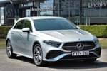 2024 Mercedes-Benz A Class Hatchback A250e AMG Line Executive 5dr Auto in Metallic paint high-tech silver at Mercedes-Benz of Lincoln