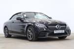 2022 Mercedes-Benz C Class Cabriolet C200 AMG Line Edition 2dr 9G-Tronic in obsidian black metallic at Mercedes-Benz of Boston