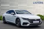 2019 Volkswagen Arteon Diesel Fastback 2.0 TDI R-Line 5dr DSG in Pure white at Listers Volkswagen Stratford-upon-Avon