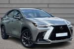 2024 Lexus NX Estate 350h 2.5 F-Sport Takumi 5dr E-CVT in Sonic Titanium at Lexus Bristol