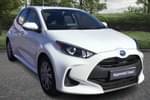 2023 Toyota Yaris Hatchback 1.5 Hybrid Icon 5dr CVT in White at Listers Toyota Coventry