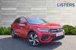 2023 Volkswagen T-Roc Hatchback 1.5 TSI R-Line 5dr DSG in Kings Red at Listers Volkswagen Evesham