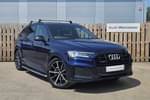 2021 Audi Q7 Diesel Estate 50 TDI Quattro Black Edition 5dr Tiptronic in Navarra Blue Metallic at Worcester Audi