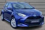 2022 Toyota Yaris Hatchback 1.5 Hybrid Icon 5dr CVT in Galatic Blue at Listers Toyota Bristol (North)