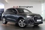 2023 Audi Q3 Diesel Estate 35 TDI S Line 5dr S Tronic in Daytona grey, pearl effect at Birmingham Audi