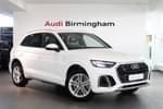 2021 Audi Q5 Diesel Estate 40 TDI Quattro S Line 5dr S Tronic in Ibis White at Birmingham Audi