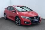 2016 Honda Civic Hatchback 1.4 i-VTEC SE Plus 5dr  in Solid - Milano Red at Listers Honda Solihull