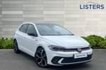 2024 Volkswagen Polo Hatchback 2.0 TSI GTI 5dr DSG in Pure white at Listers Volkswagen Nuneaton
