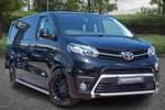 2024 Toyota Proace Long Diesel 2.0D 180 Design Crew Van (TSS) Auto (8 speed) in Black at Listers Toyota Nuneaton