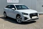 2021 Audi Q2 Estate 35 TFSI S Line 5dr in Glacier White Metallic at Stratford Audi
